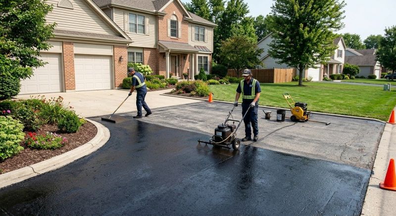 Asphalt Driveway Sealing in Miami Dade County, FL