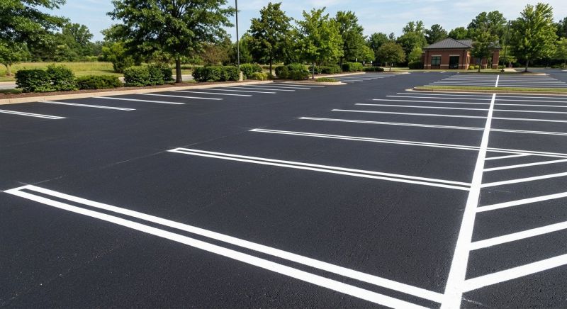 Asphalt Striping in Lawrenceville, GA