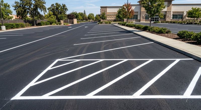 Church Parking Lot Striping in Suwanee, GA