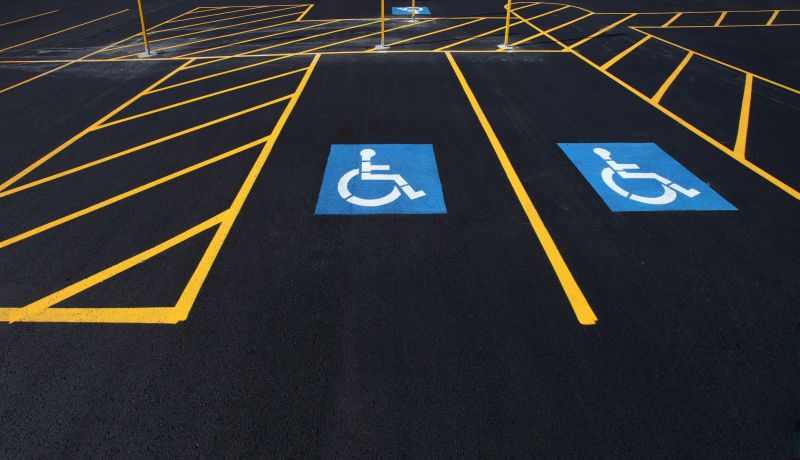 Disability Parking Marking in Suwanee, GA
