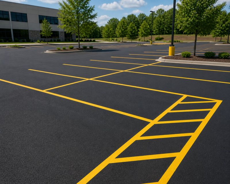 Parking Line Painting in Alpharetta, GA