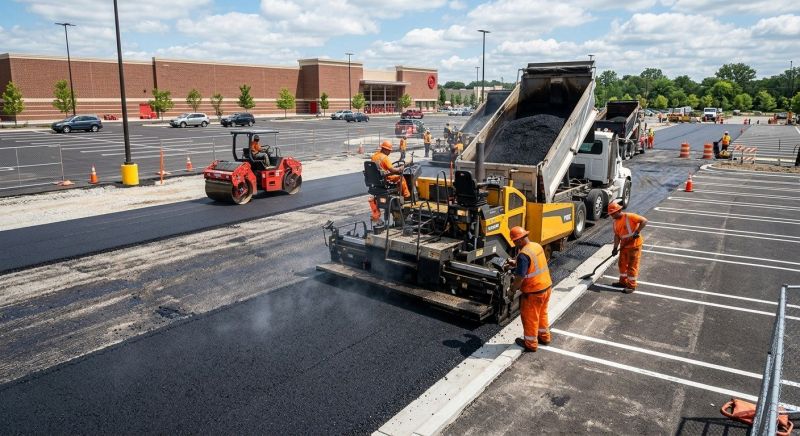 Parking Lot Asphalting in Orange County, CA