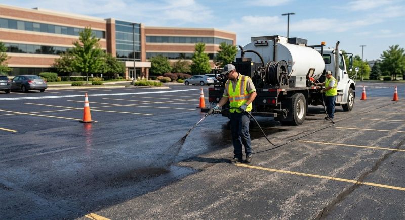 Parking Lot Sealcoating in Sarasota, FL