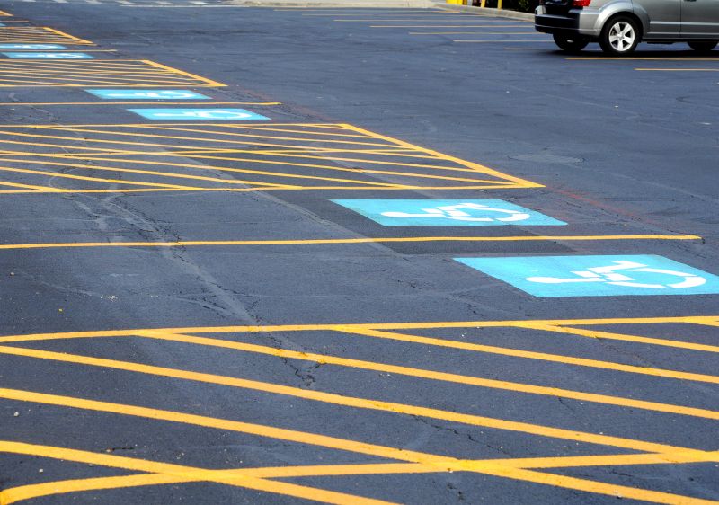 Parking Space Marking in Lawrenceville, GA