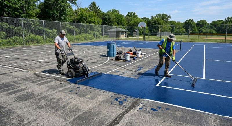 Sports Court Resurfacing in Fort Collins, CO