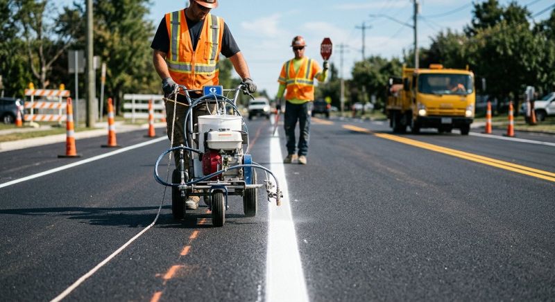 Asphalt Marking in Suwanee, GA