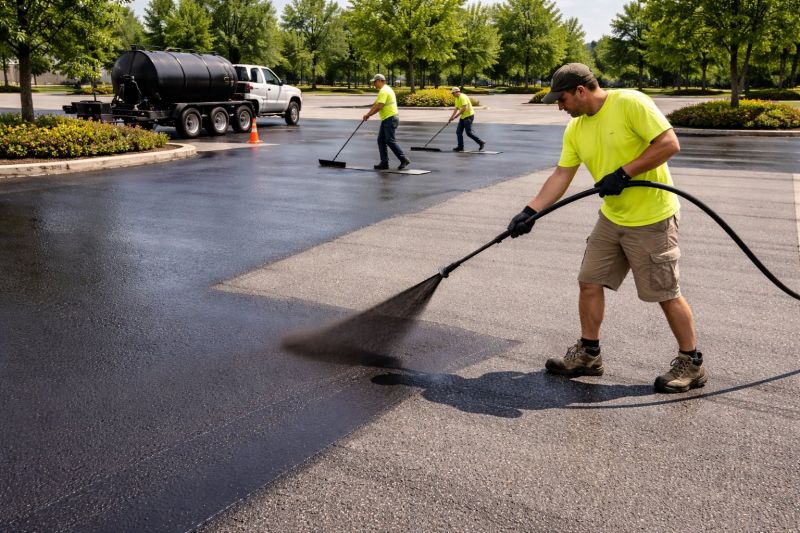 Asphalt Parking Lot Sealing in Denver, CO