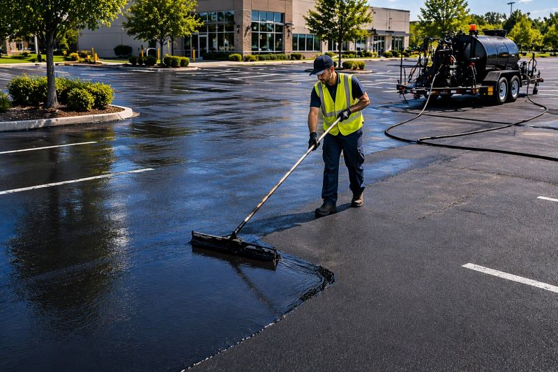 Asphalt Parking Lot Sealing in Grand Rapids, MI