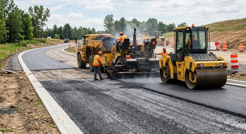 Asphalt Road Installation in Orange County, CA