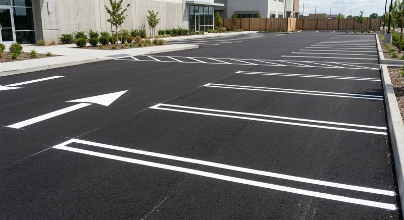 Asphalt Striping in Suwanee, GA