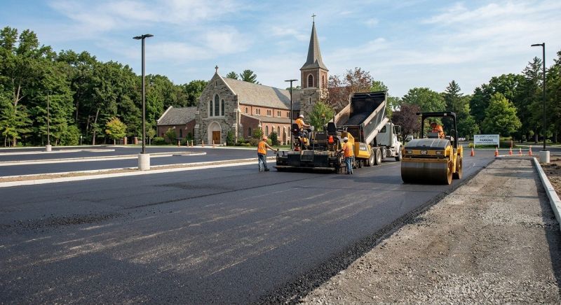 Church Parking Lot Paving in Little Rock, AR