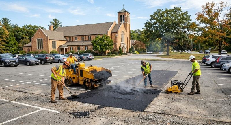 Church Parking Lot Repair in Palm Springs, CA
