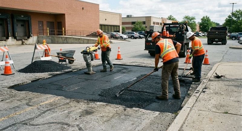 Church Parking Lot Repair in Palm Springs, CA