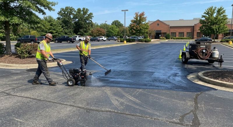 Church Parking Lot Sealcoating in San Antonio, TX