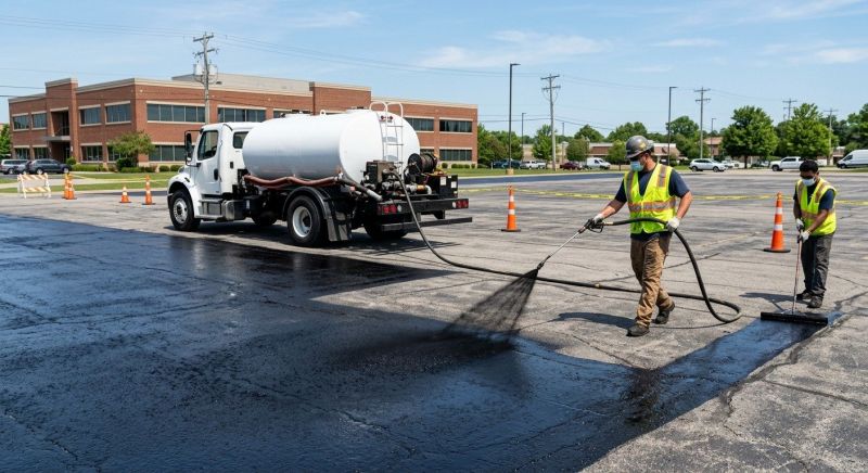 Church Parking Lot Sealcoating in Miami Dade County, FL