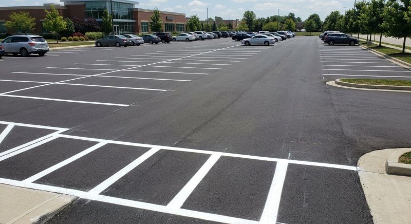 Church Parking Lot Striping in Lawrenceville, GA