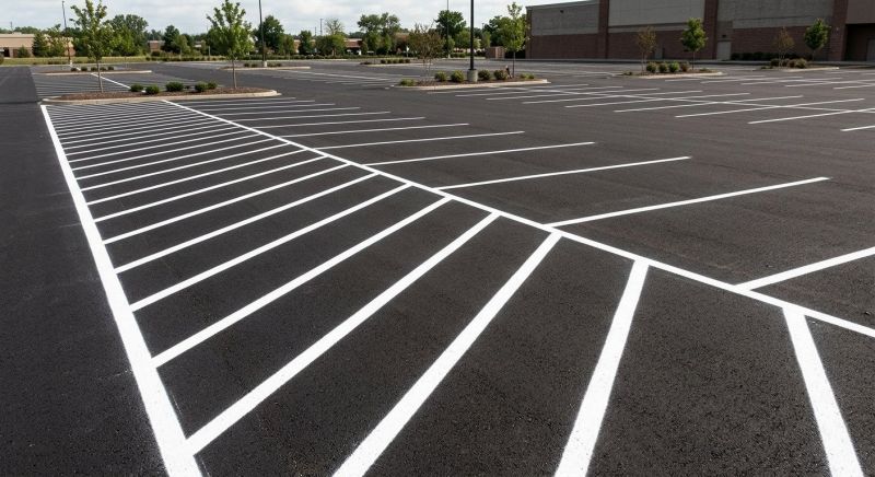 Commercial Asphalt Painting in Alpharetta, GA