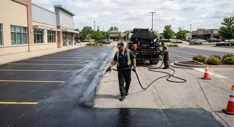 Commercial Asphalt Sealing in Greenville, SC