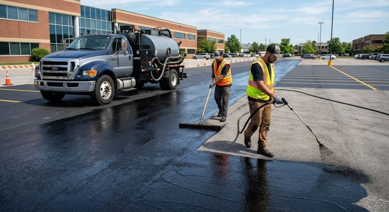 Commercial Parking Lot Sealing in San Antonio, TX