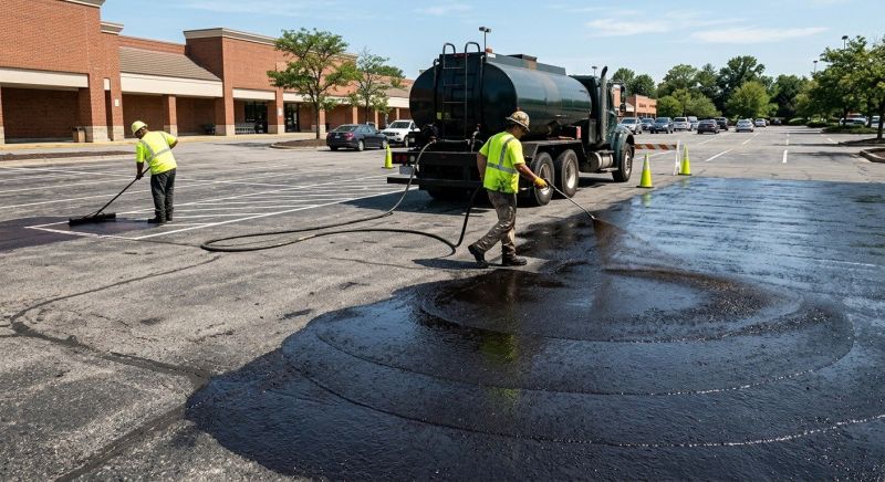 Commercial Parking Lot Sealing in Grand Rapids, MI