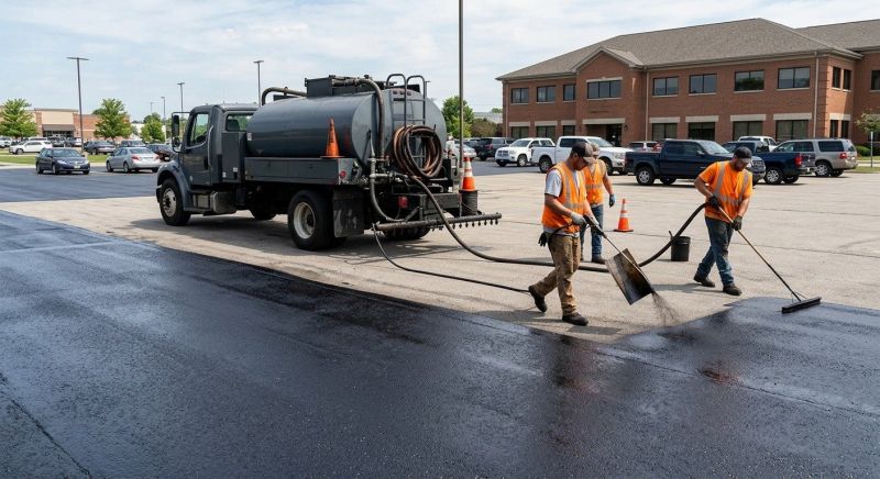 Commercial Pavement Sealing in Greenville, SC