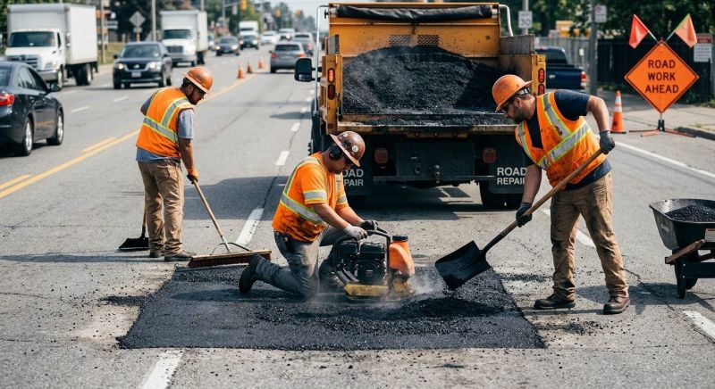 Commercial Pothole Repair in Savannah, GA