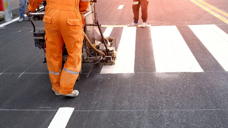 Crosswalk Marking Service in Roswell, GA