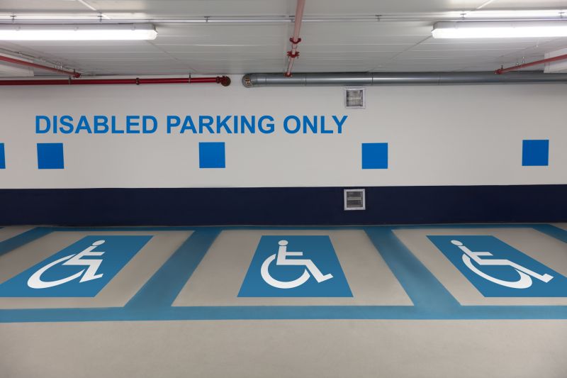 Disability Parking Marking in Roswell, GA