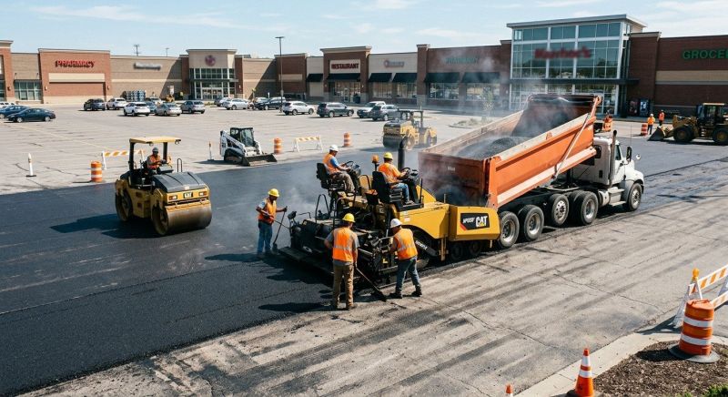 Industrial Asphalt Paving in Little Rock, AR