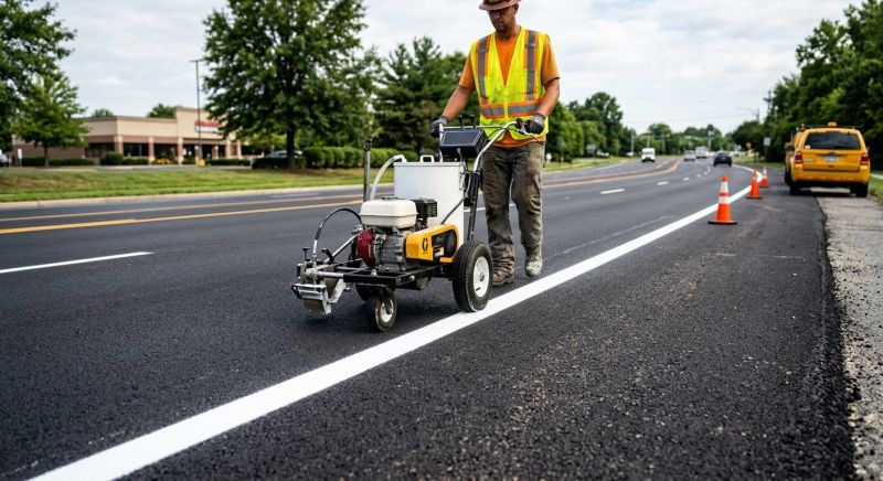 Line Striping Service in Suwanee, GA