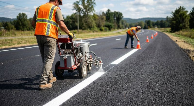 Line Striping Service in Alpharetta, GA