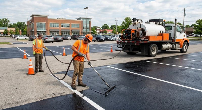 Lot Sealcoating in Grand Rapids, MI