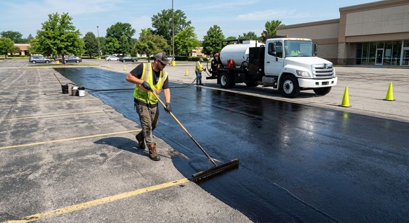 Lot Sealcoating in Grand Rapids, MI