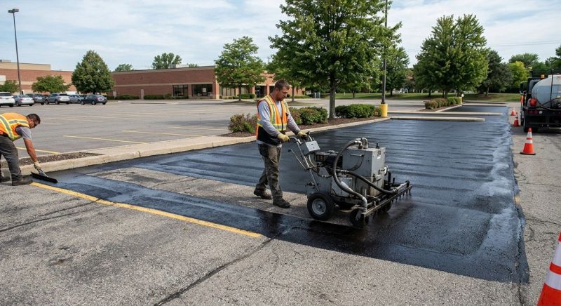 Parking Lot Sealcoating in Greenville, SC