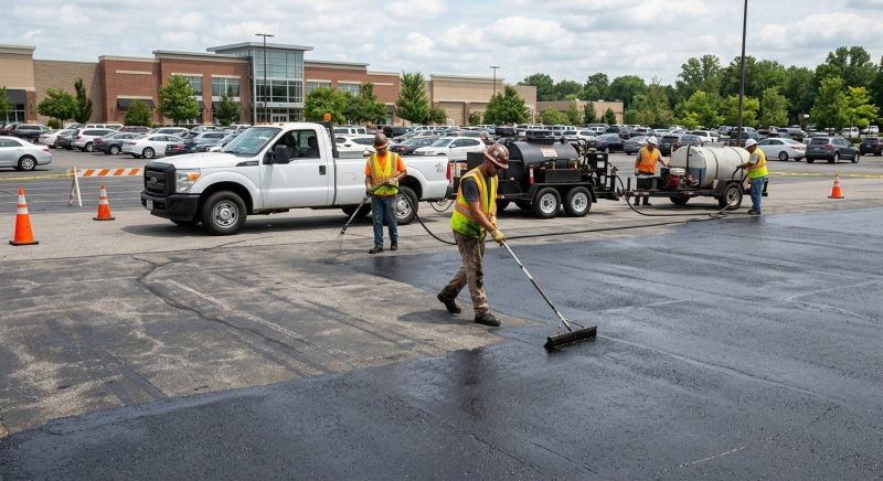 Parking Lot Sealcoating in Denver, CO