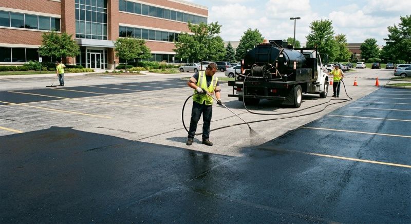 Parking Lot Sealcoating in Sarasota, FL