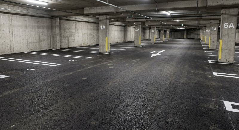 Parking Space Marking in Suwanee, GA