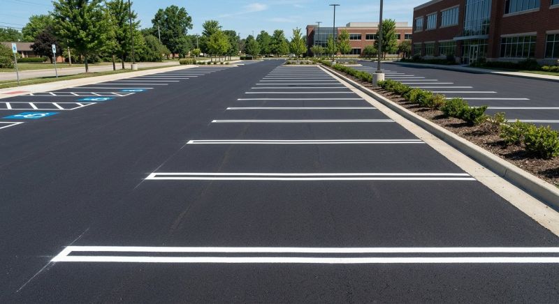 Parking Space Marking in Lawrenceville, GA