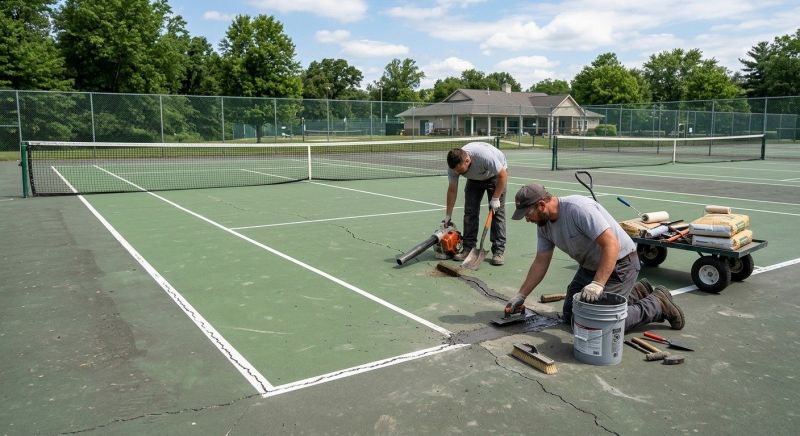 Tennis Court Repair Service in Fort Myers, FL