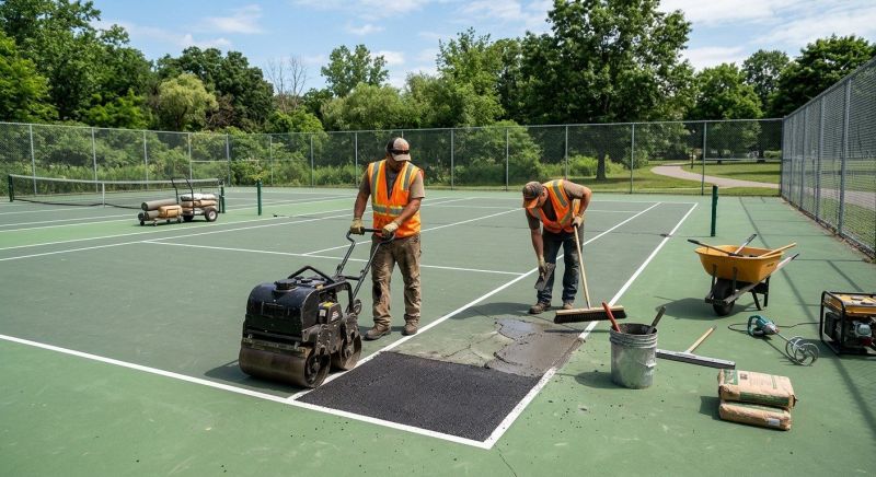 Tennis Court Repair Service in Columbus, OH